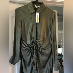 Steve Madden Olive Long Sleeve Dress